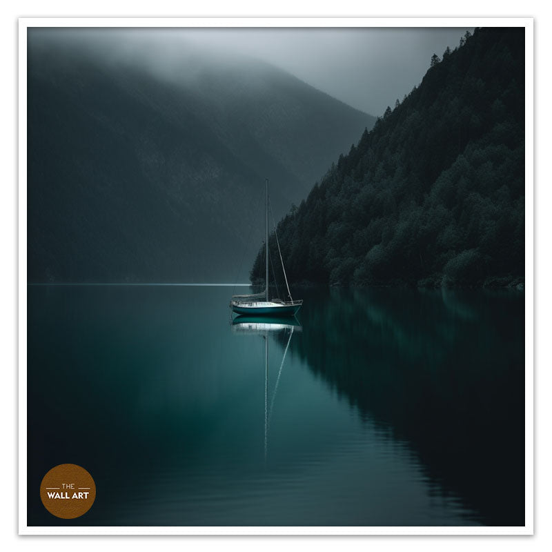 SAIL BOAT IN GREEN LAKE II
