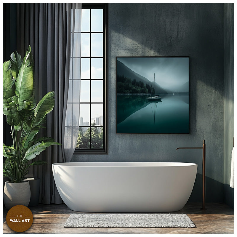 SAIL BOAT IN GREEN LAKE IV