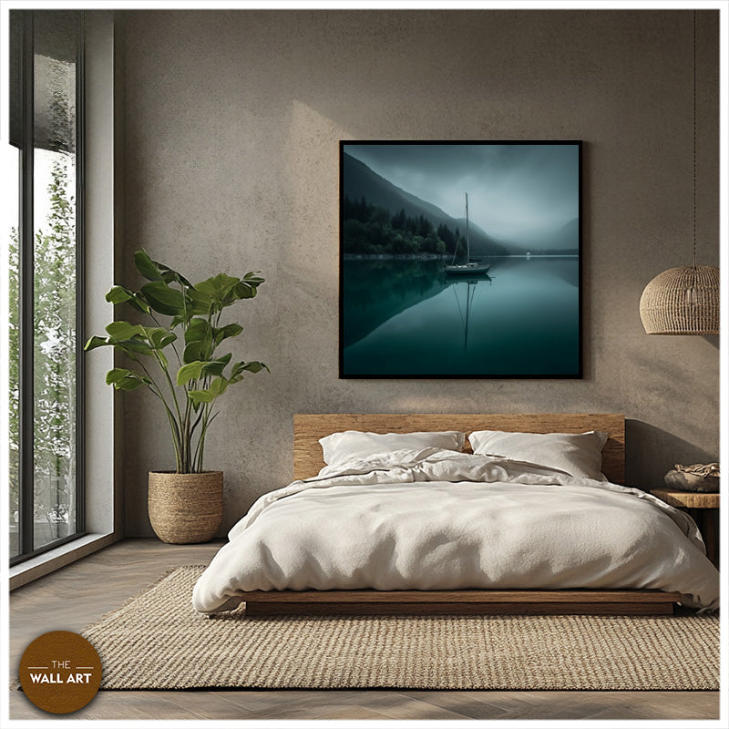 SAIL BOAT IN GREEN LAKE IV