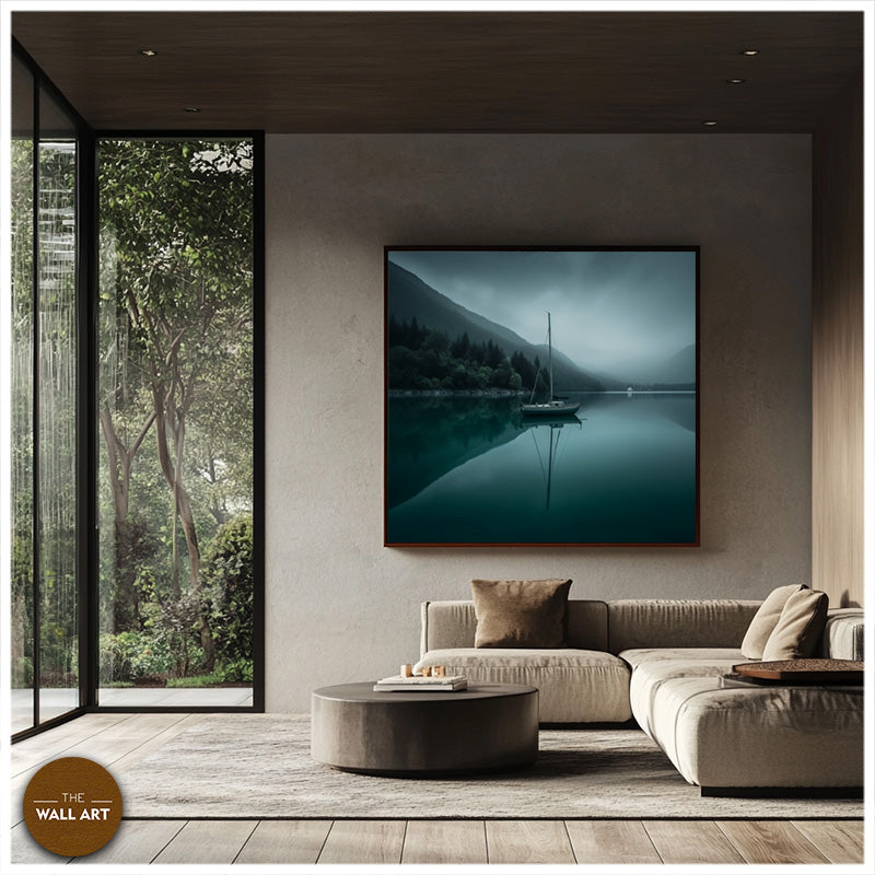 SAIL BOAT IN GREEN LAKE IV