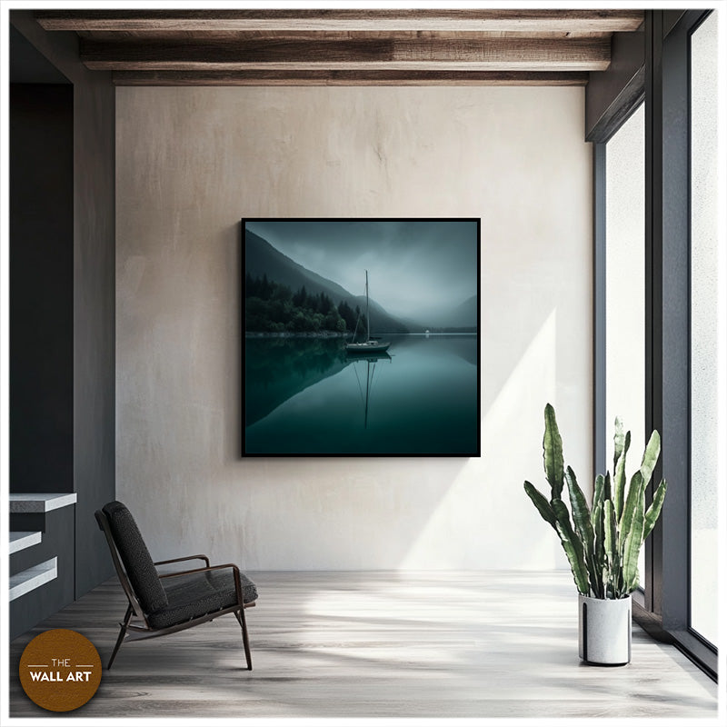 SAIL BOAT IN GREEN LAKE IV