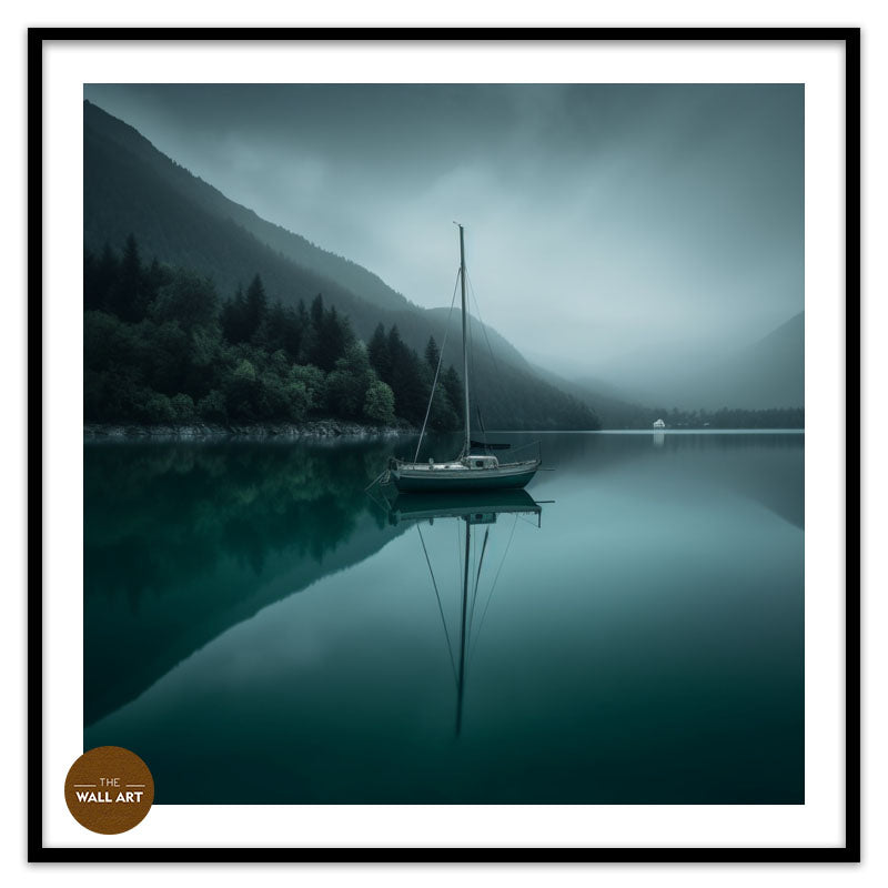 SAIL BOAT IN GREEN LAKE IV