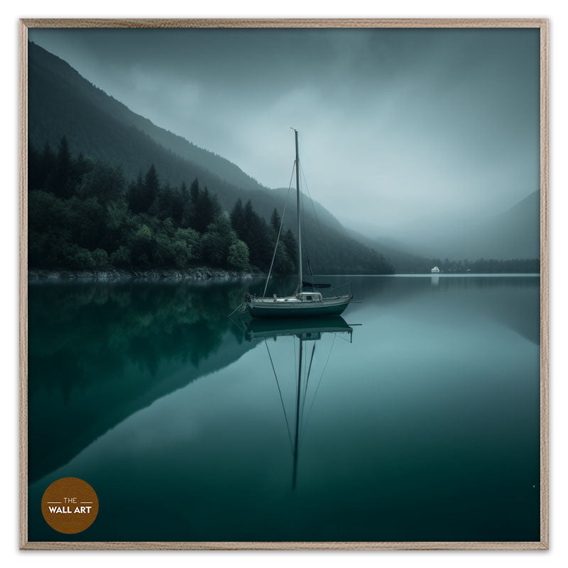 SAIL BOAT IN GREEN LAKE IV