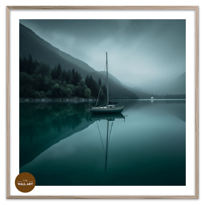 SAIL BOAT IN GREEN LAKE IV