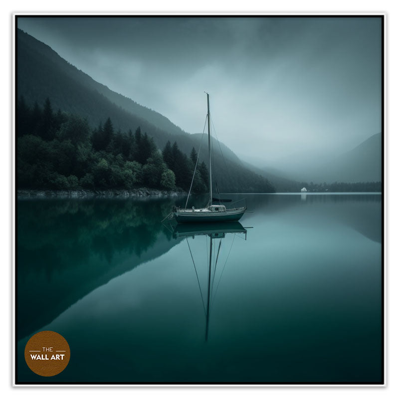 SAIL BOAT IN GREEN LAKE IV