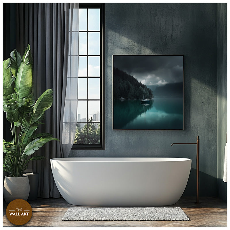 SAIL BOAT IN GREEN LAKE I