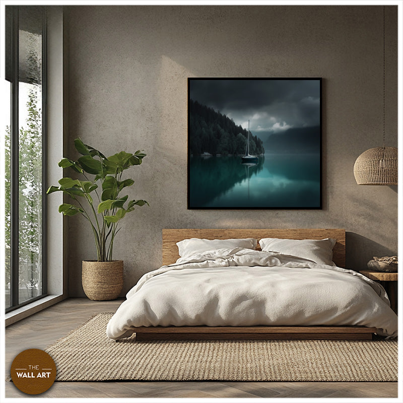 SAIL BOAT IN GREEN LAKE I