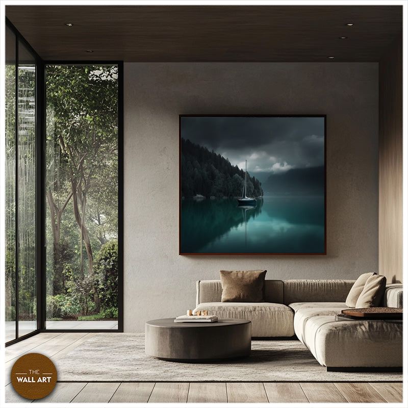 SAIL BOAT IN GREEN LAKE I