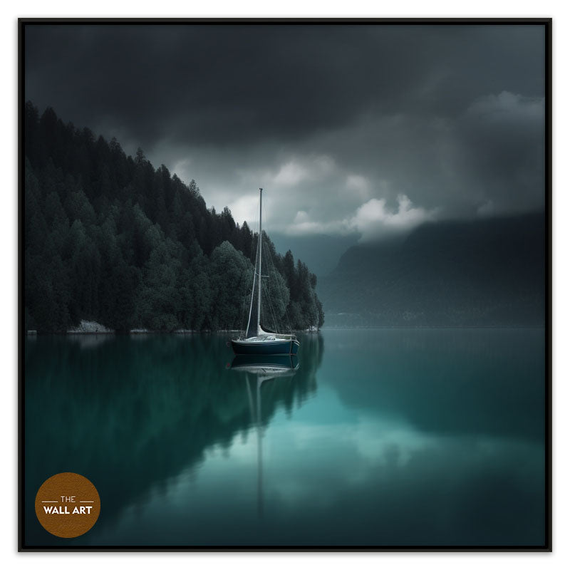 SAIL BOAT IN GREEN LAKE I