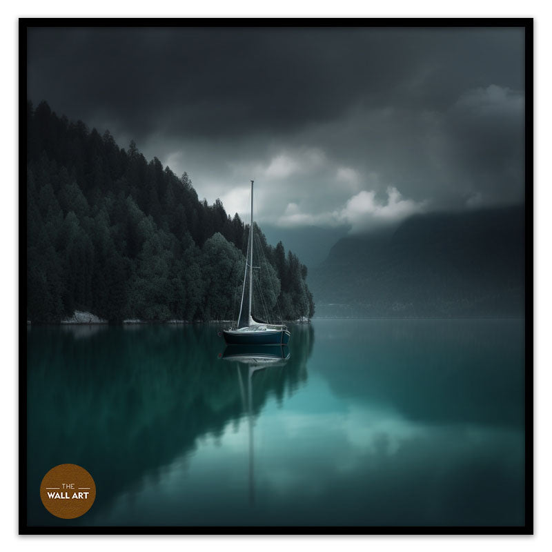 SAIL BOAT IN GREEN LAKE I