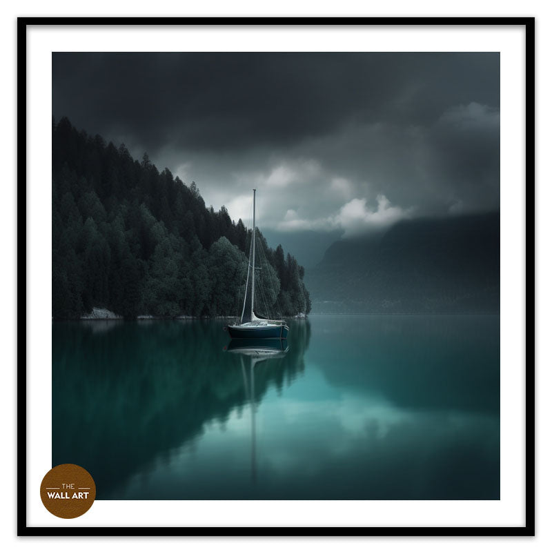 SAIL BOAT IN GREEN LAKE I