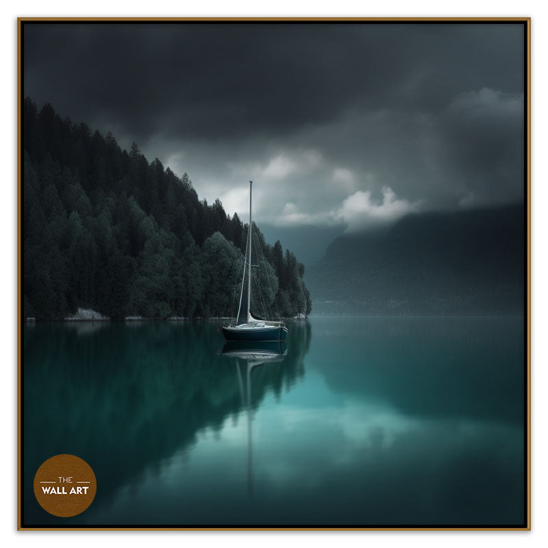 SAIL BOAT IN GREEN LAKE I