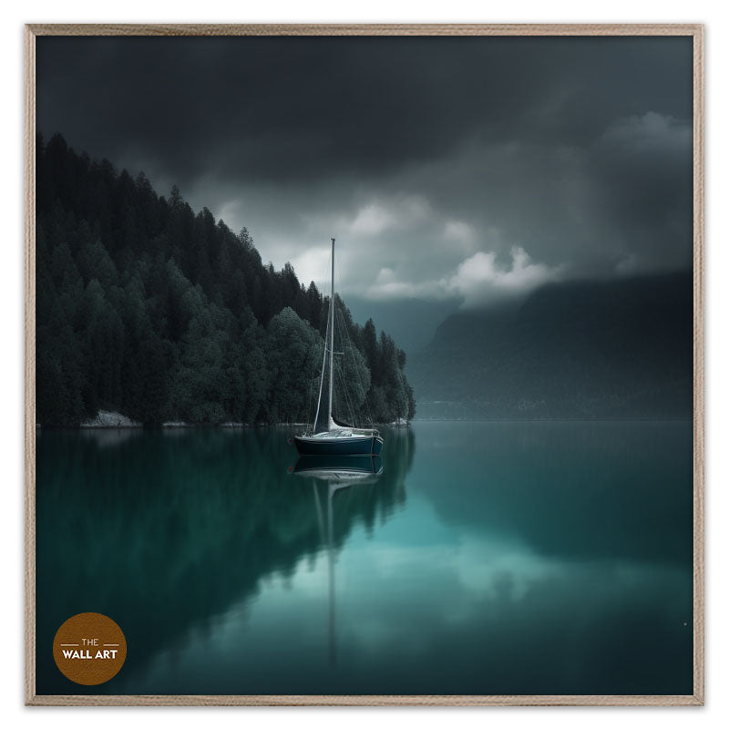 SAIL BOAT IN GREEN LAKE I