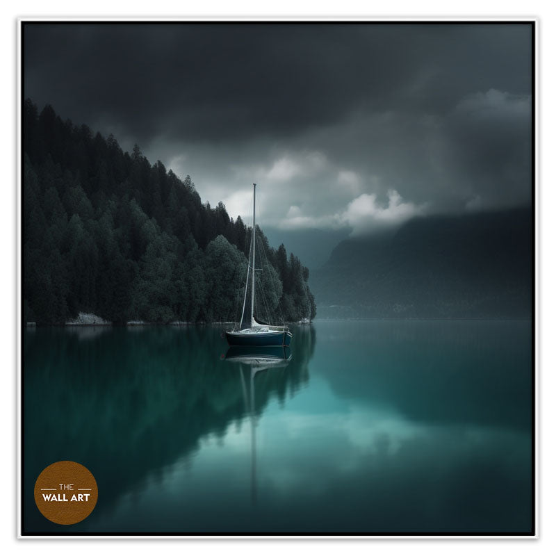 SAIL BOAT IN GREEN LAKE I