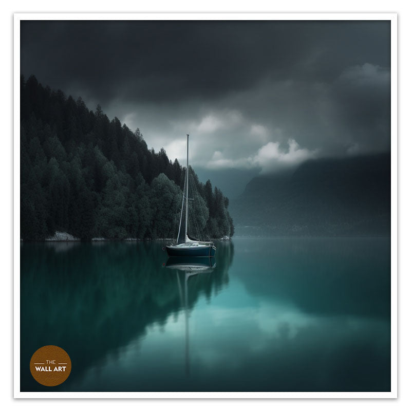 SAIL BOAT IN GREEN LAKE I