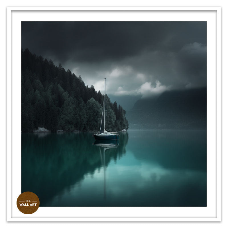 SAIL BOAT IN GREEN LAKE I