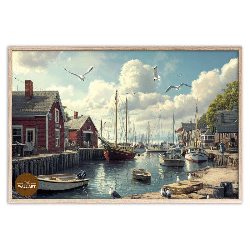 SEAGULLS AT DOCK