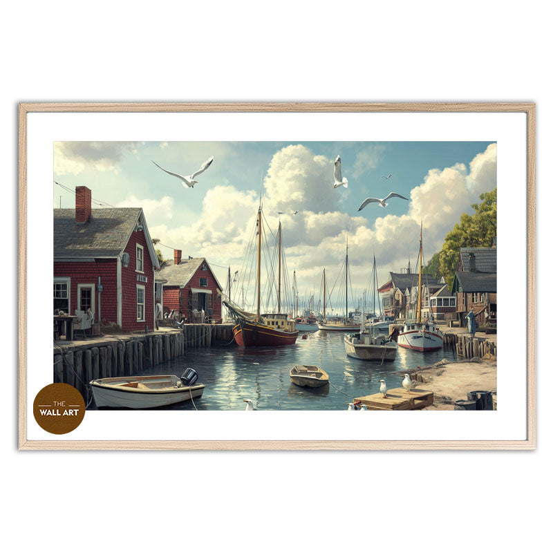 SEAGULLS AT DOCK