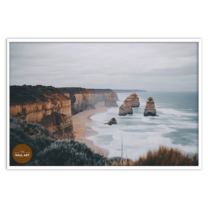 TWELVE APOSTLES MISTY DAY