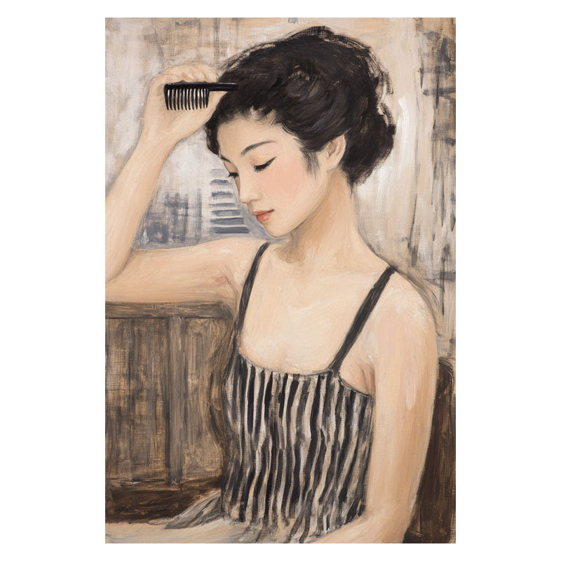 WOMEN WITH A COMB