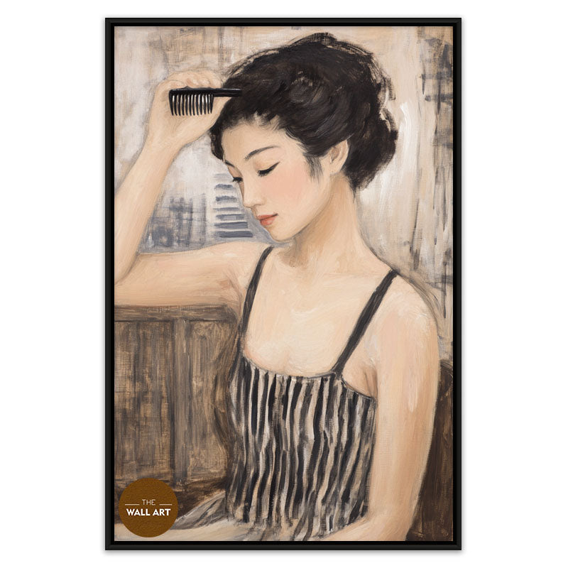 WOMEN WITH A COMB