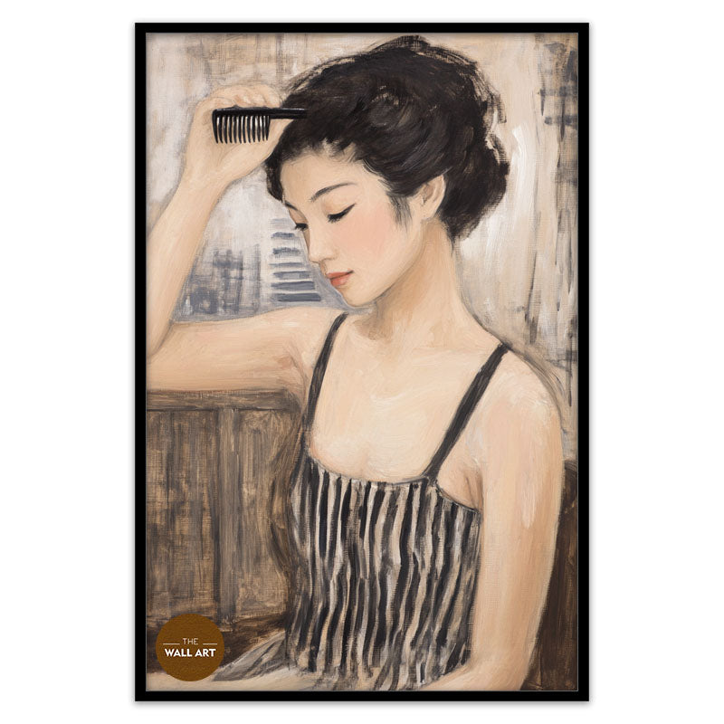 WOMEN WITH A COMB
