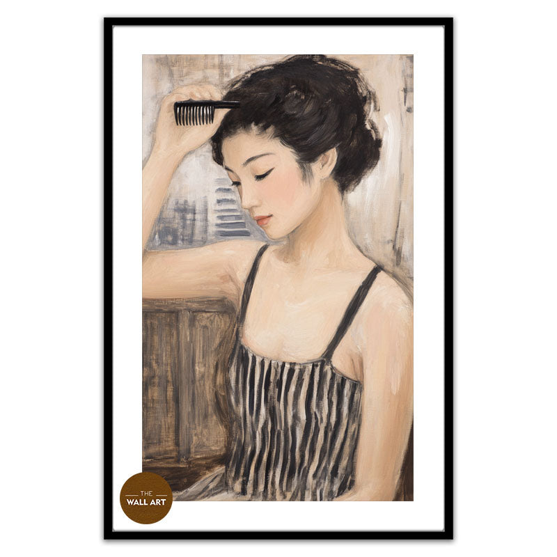 WOMEN WITH A COMB