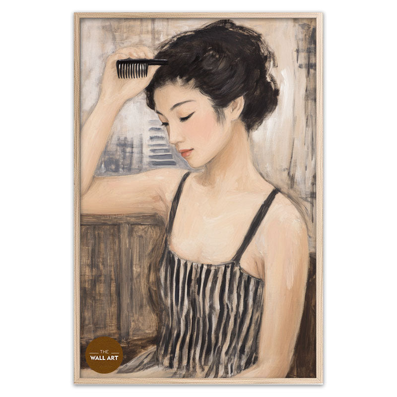 WOMEN WITH A COMB