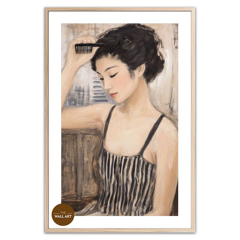 WOMEN WITH A COMB