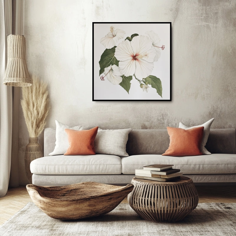 WHITE HIBISCUS
