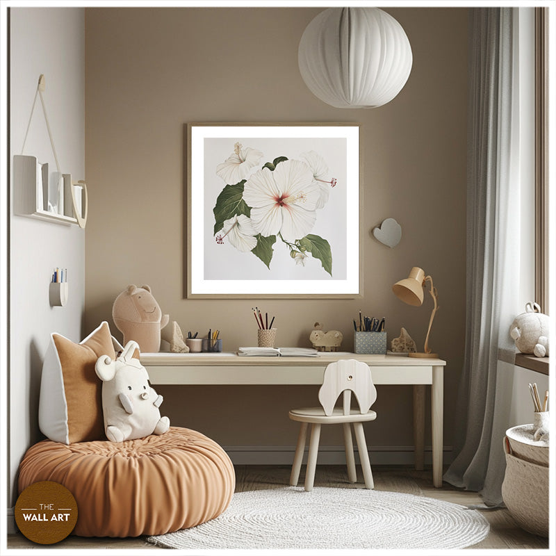 WHITE HIBISCUS