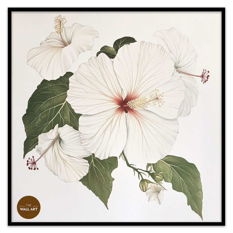 WHITE HIBISCUS