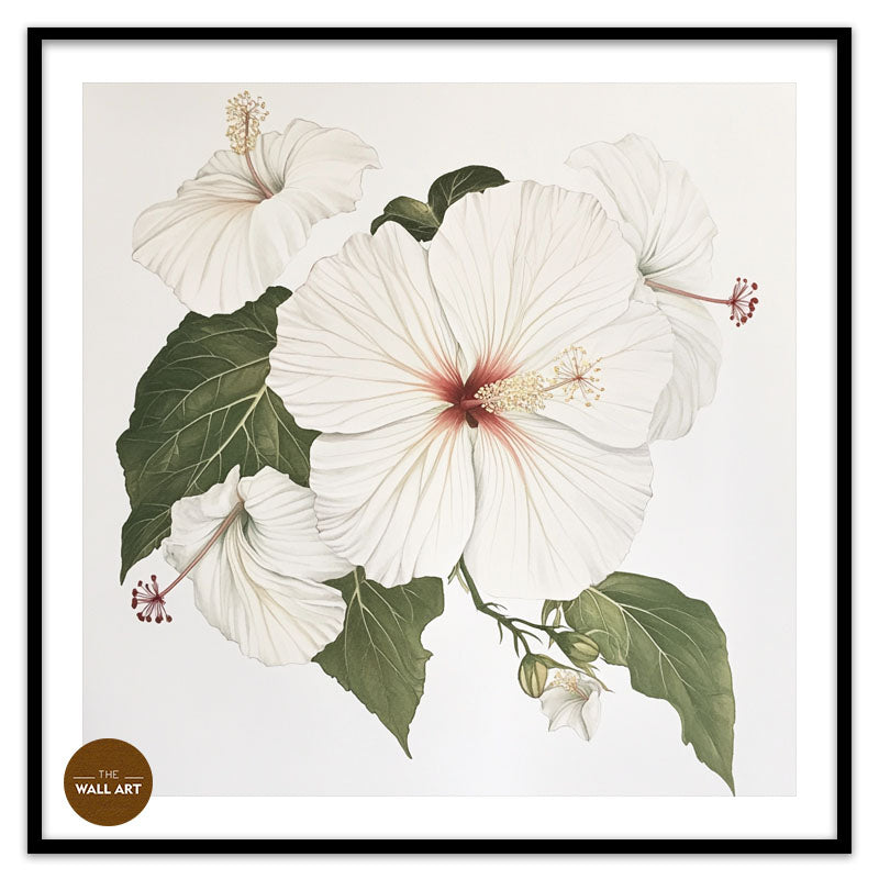 WHITE HIBISCUS