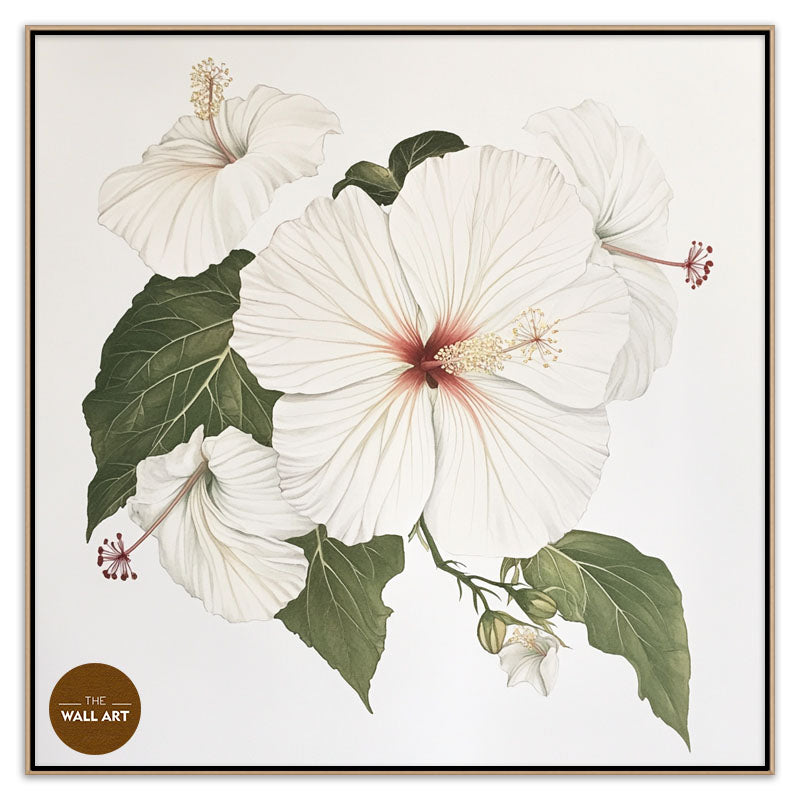 WHITE HIBISCUS