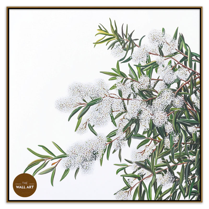 WHITE MELALEU FLOWERS