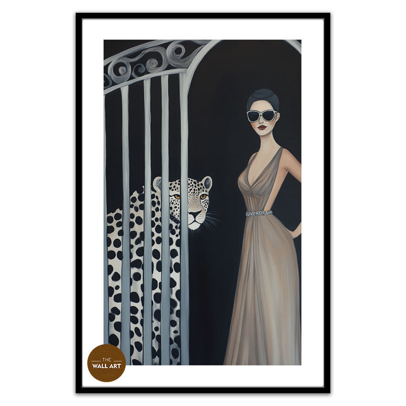 WOMEN WITH LEOPARD III