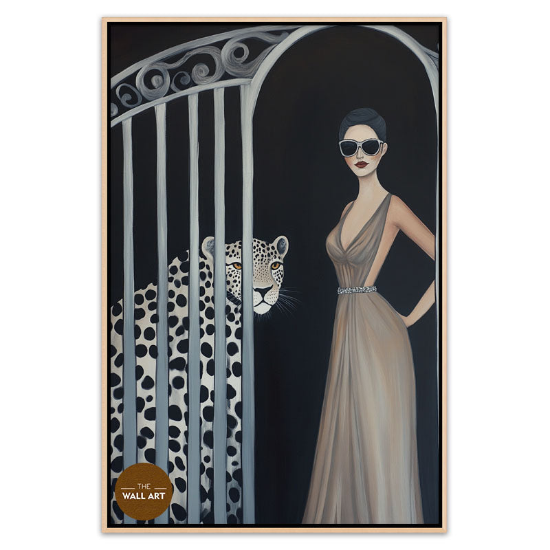 WOMEN WITH LEOPARD III