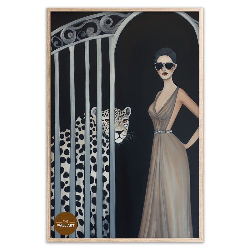 WOMEN WITH LEOPARD III