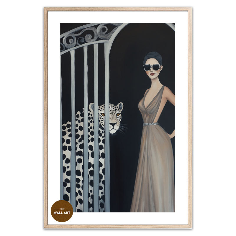 WOMEN WITH LEOPARD III
