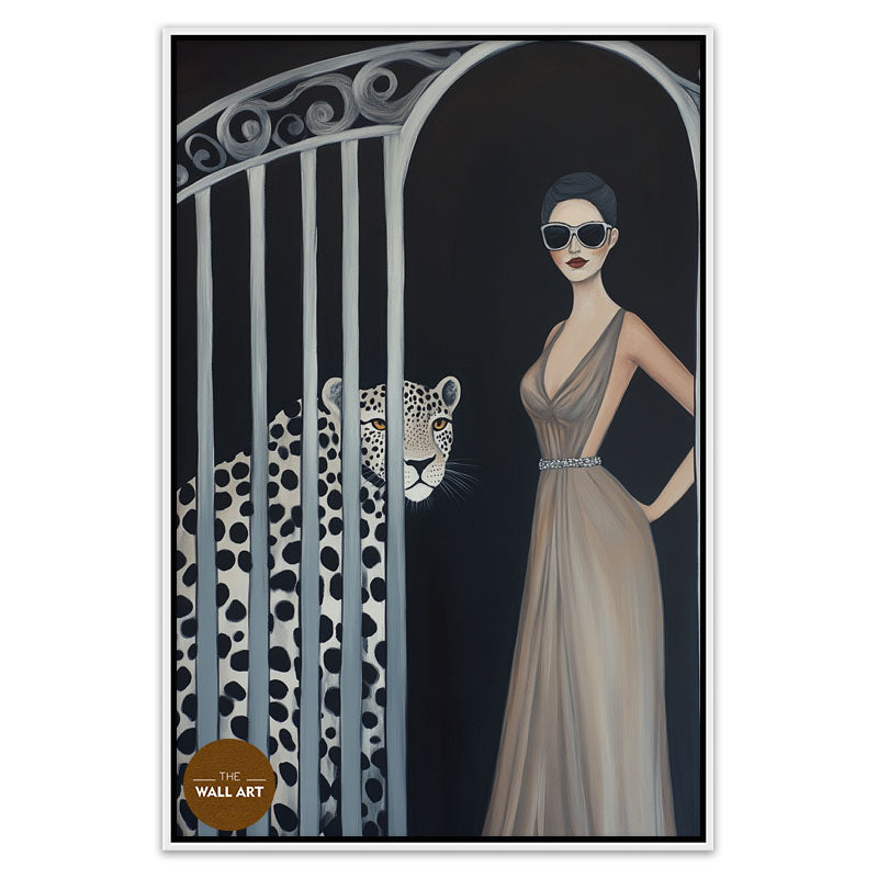 WOMEN WITH LEOPARD III