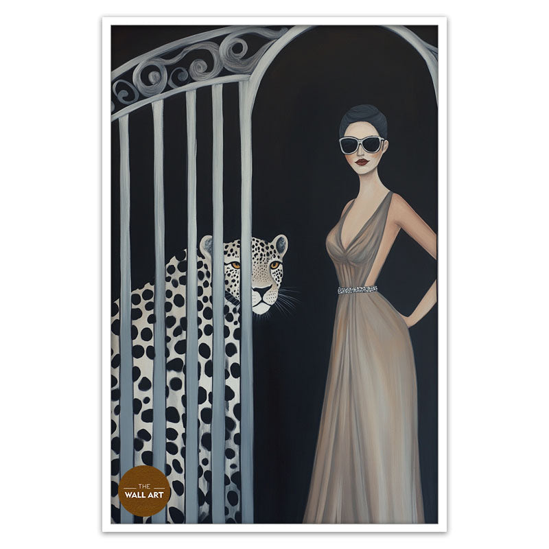 WOMEN WITH LEOPARD III