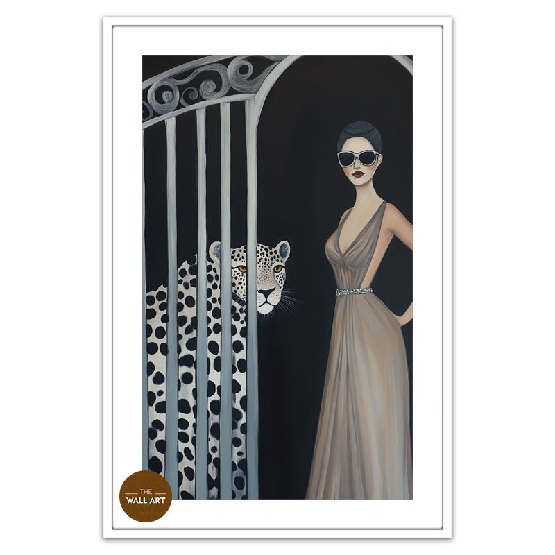 WOMEN WITH LEOPARD III