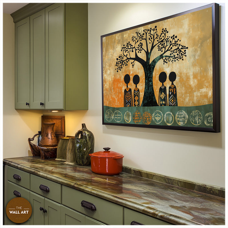 A FAMILY UNDER A BAOBAB TREE I