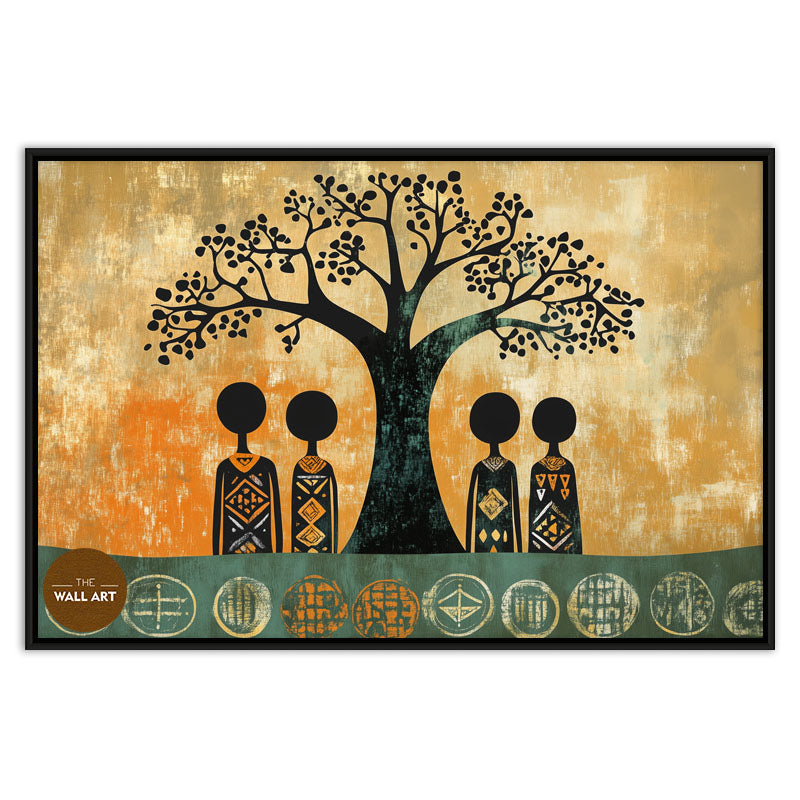 A FAMILY UNDER A BAOBAB TREE I