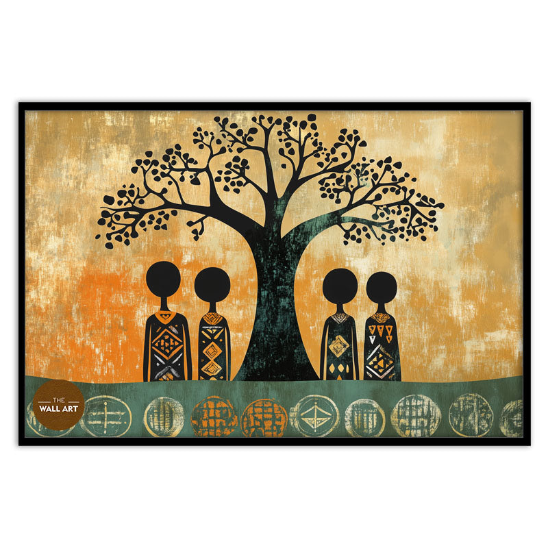 A FAMILY UNDER A BAOBAB TREE I