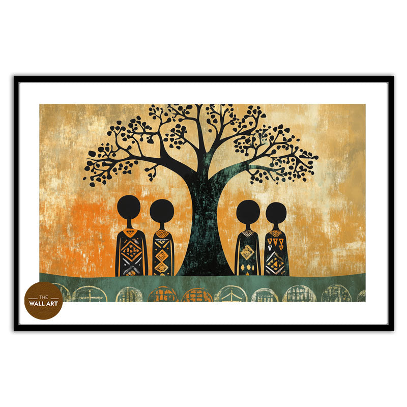 A FAMILY UNDER A BAOBAB TREE I