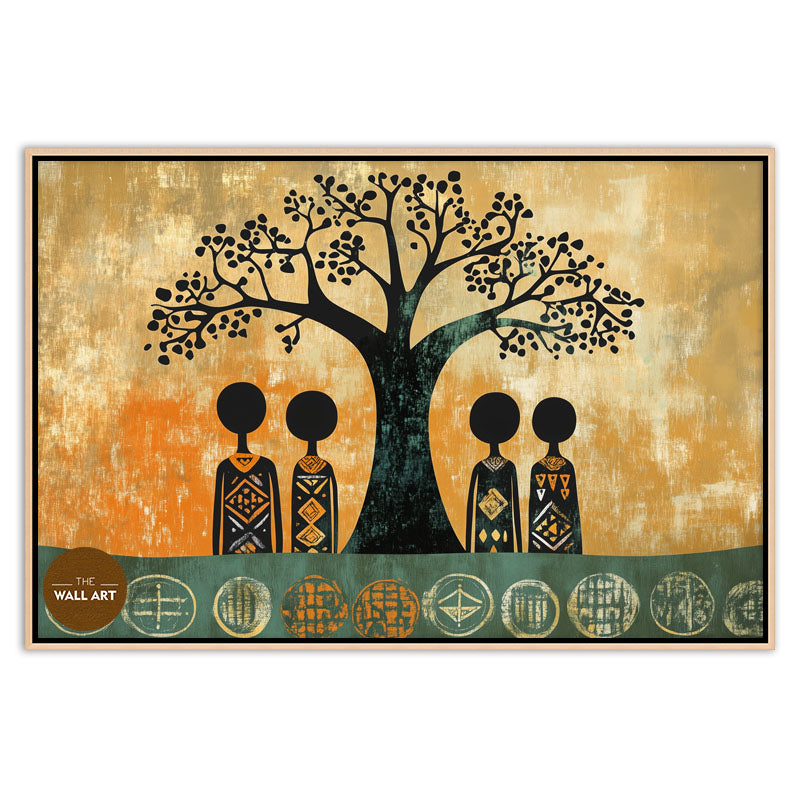 A FAMILY UNDER A BAOBAB TREE I