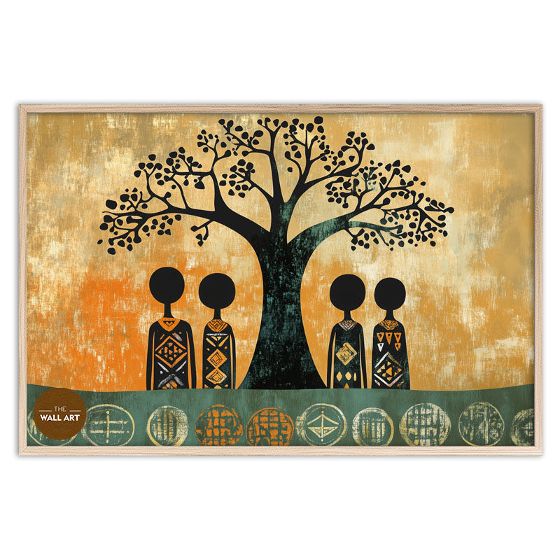 A FAMILY UNDER A BAOBAB TREE I
