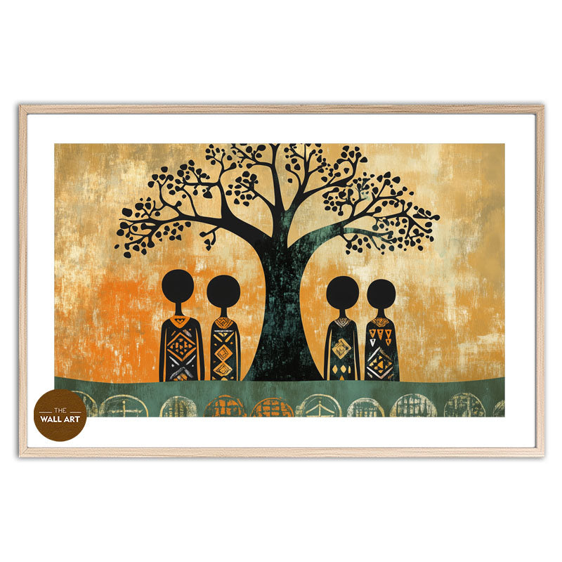 A FAMILY UNDER A BAOBAB TREE I