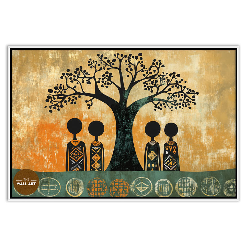A FAMILY UNDER A BAOBAB TREE I